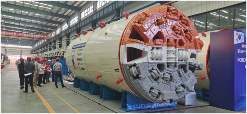 鐵建重工盾構(gòu)機助力韓國瑞山市電纜隧道工程貫通